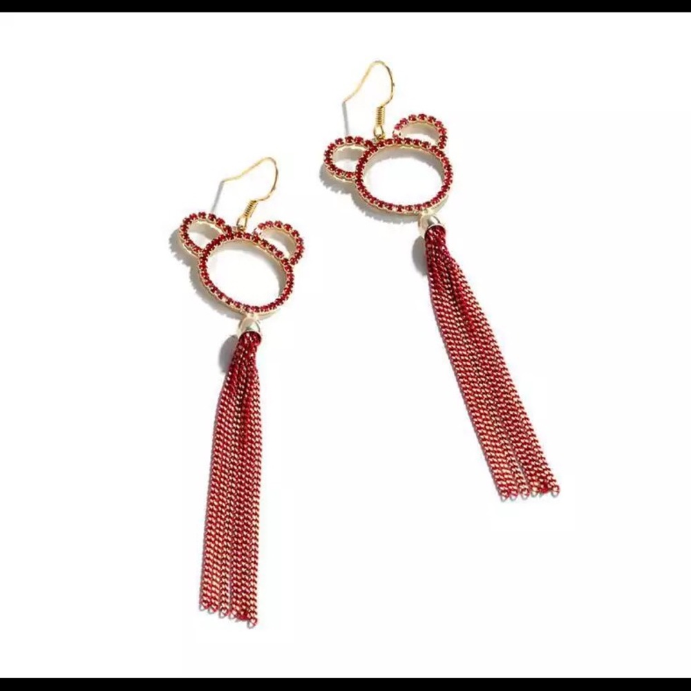 New Disney Red Enamel Coated Earrings - Picture 4 of 4